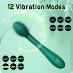Arousique Vibrators for Men Men Vibrator with 12 Vibration Modes Massager (Green)