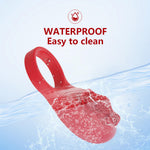 Arousique Silicone Rose Massager for Women Silicone Rose Massager Massager (Red)